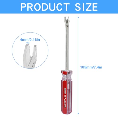 3Pcs 4mm Tack Lifter, Red - color: Red