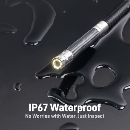 Teslong Articulating Borescope for Mechanic Automotive HVAC Wall Inspection