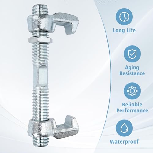 tonchean 280 mm 4 Pack Shipping Container Bridge Fitting Clamps