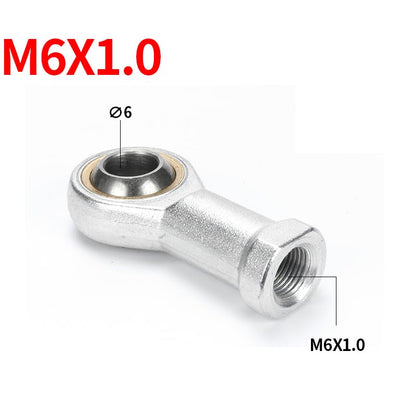 Rod End with Internal Serration for SC/MAL Cylinder FE Series, Clevis Joint Bearing & Spherical Ball Head Connecting Rod (FE16) - color: FE, size: 16