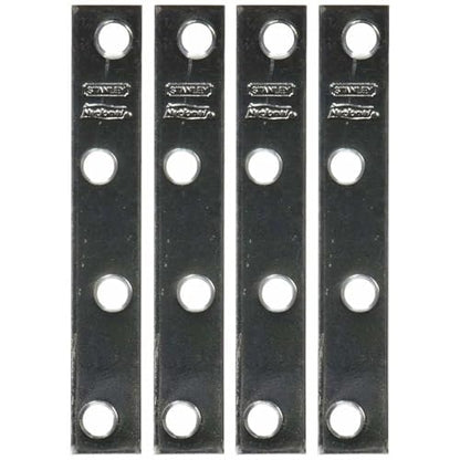 N114-405 4 x 5/8-Inch Mending Plate, 4-Pack