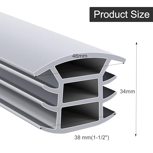 Flexible EPDM Rubber Strip (25 ft Long and 1-1/2 inch Wide, Suitable for 1-1/4“ to 1-1/2”) for Concrete Crack Repair and Replacement - Weather and Aging Resistant Expansion Joint Filler for Driveways - size: 1-1/2", 25 ft