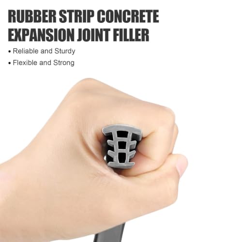Concrete Expansion Joint Strips 100Ft 1/2Inch EPDM Rubber Crack Strip - size: 100 ft long and 1/2" Wide