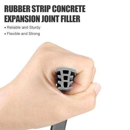 Concrete Expansion Joint Strips 100Ft 1/2Inch EPDM Rubber Crack Strip - size: 100 ft long and 1/2" Wide