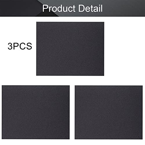 Utoolmart 120 Grits Sanding Sheets Wet Dry Silicon Carbide Sandpaper for Wood Furniture Metal Automotive Polishing 3pcs - color: 3pcs, size: 120 Grit