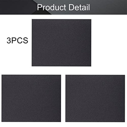 Utoolmart 120 Grits Sanding Sheets Wet Dry Silicon Carbide Sandpaper for Wood Furniture Metal Automotive Polishing 3pcs - color: 3pcs, size: 120 Grit