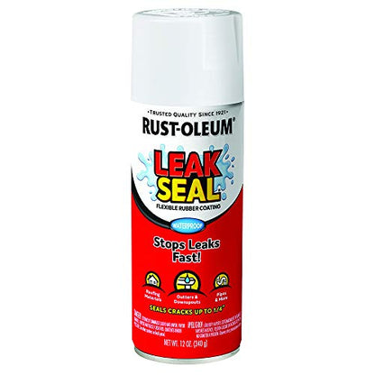 Rust-Oleum LeakSeal White Flexible Rubber Coating Spray