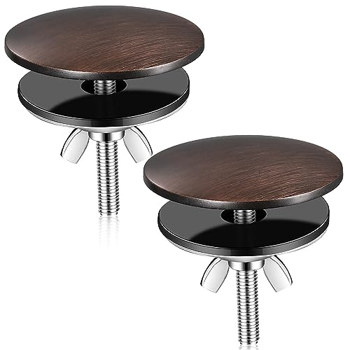 LEIFIDE 2 Pcs Kitchen Sink Faucet Hole Cover, Bronze - color: Bronze