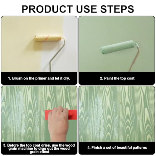 Wood Graining Tool Wood Grain Paint Tool 4 Pieces