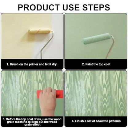 Wood Graining Tool Wood Grain Paint Tool 4 Pieces