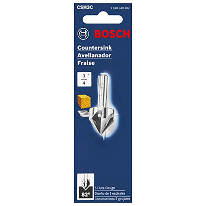 Bosch CSH3C 3/4 in. High-Speed Steel Countersink Drill Bit - size: 3/4"