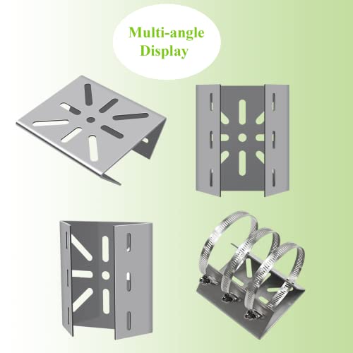 Universal Wall Mounting Bracket with 3 Loops - size: 1Pack