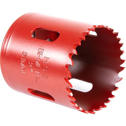 2"(51MM) Bi-Metal M42 Hole Saw with 8% Cobalt– Deep Cut 2" Depth HSS Hole Cutter for Wood, Plastic, Drywall, Metal Sheet & Hardened Stainless Steel (Without Arbor) - size: M42 2 in Bi-Metal with 8% Cobalt