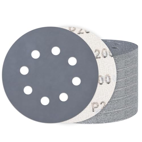 100PCS 5 Inch Sanding Discs 2000 Grit, Wet Dry Hook and Loop Sandpaper - style: 2000Grit