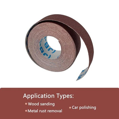 150 Grit Emery Cloth Sandpaper Roll, 1" x 19 Feet Sandpaper Sheets for Wood Furniture Metal Sanding Automotive Polishing, Wet Dry Sanding Paper - style: 150 Grit