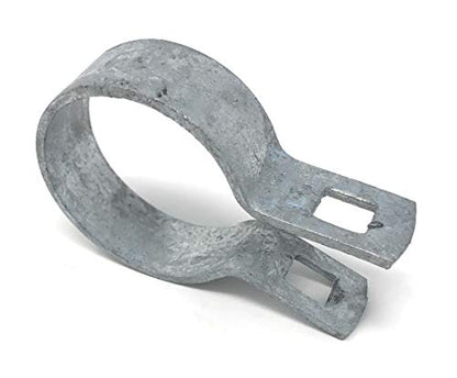 (10 Pack) Brace Bands with Bolts & Nuts for Chain Link Fence, Gate, Posts (1-5/8") - size: 1-5/8"