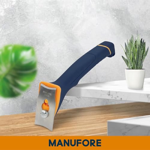 MANUFORE Soft Grip Contour Paint Scraper with 6 Different Blade Shapes