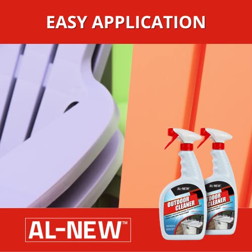 AL-NEW OUTDOOR CLEANER | Versatile Outdoor Cleaner for Deck Boxes, Plastic Outdoor Furniture, & More | Pack of 2 (32 oz.) - style: Multi-purpose Outdoor Cleaner 32oz (Pack of 2)