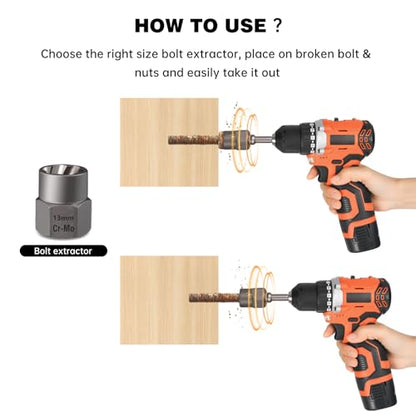 Valkynos Bolt Extractor Kit 14 Pcs