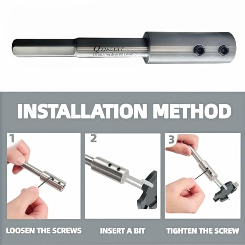 4.5" Forstner Drill Bit Extension Kit, - size: 4.5"