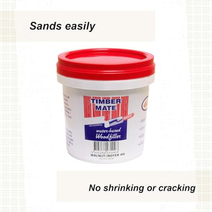 Timber Mate Wood Filler, Walnut, 1 Quart
