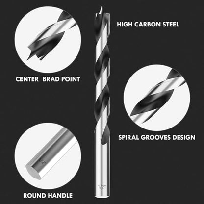 4Pcs 10MM Metric Brad Point Wood Drill Bit Set - size: 0.394" - 4pcs