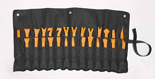 Lisle 68740 27 piece Trim Removal Master Set, Orange