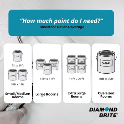 Diamond Brite Oil-Based Enamel Paint, Silver Gray, 1 Quart, 32200-2 - color: Silver Gray, size: 32 Fl Oz (Pack of 1)