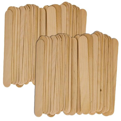 TCP Global Wood Paint Mixing Sticks - 100 Pack - Automotive, Crafts, Airbrush, Art