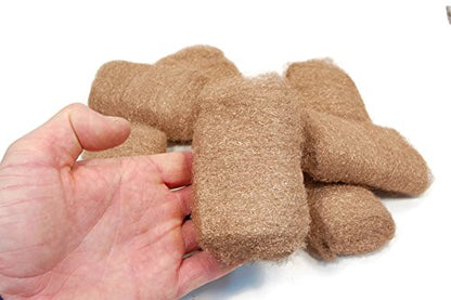 Rogue River Tools Bronze Wool Pads (8pc) - Fine - style: Fine