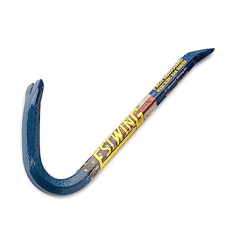 ESTWING Gooseneck Wrecking Bar, 12" Crowbar, EWB-12 - size: 12" (Inches)