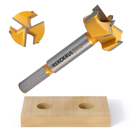 1-3/8" | 35mm Triple Flute Tungsten Carbide Forstner Drill Bit (Hex) - size: 1-3/8" | 35mm