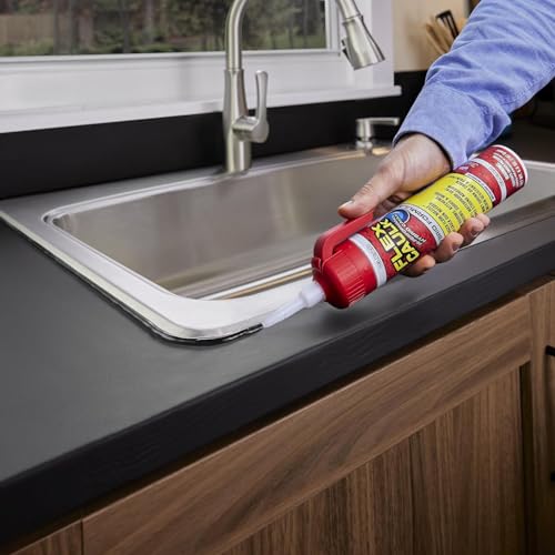 Flex Caulk Hybrid Polymer Waterproof Sealant, White, 9 oz, 1-Pack - style: White, 9 oz, 1-Pack