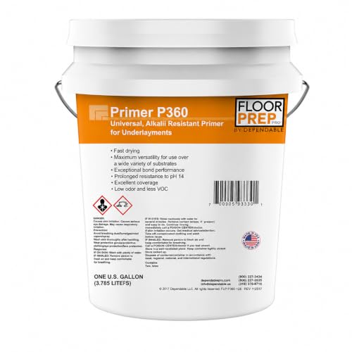 Dependable Primer P360 and Additive Floor Prep Bonding Primer
