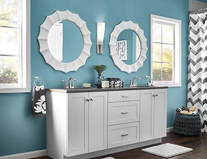 KILZ TRIBUTE Paint & Primer, Interior, Satin, Dusty Turquoise, 1 Gallon - color: DUSTY TURQUOISE, size: 128 Fl Oz (Pack of 1)