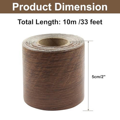 Hordion Wood Grain Repair Tape, 2" x 33ft Self Adhesive, Begonia Wood