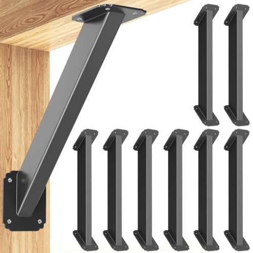 45 Degree Angle Support Bracket, Pergola Bracket for 4x4 Wood Beams - size: 8Pack