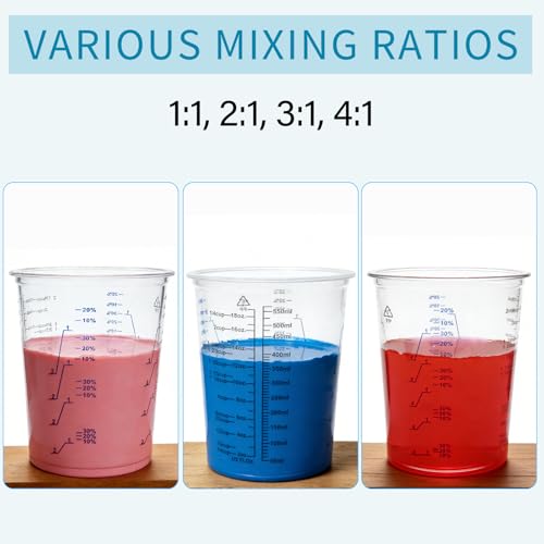50 Pack Epoxy Mixing Cups 20 oz (600 ml)