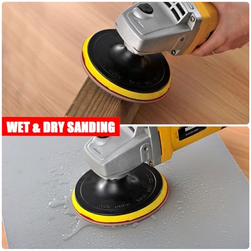 MAXMAN Foam Sanding Pads12pcs, 6" Sanding Sponge Set, 320Grit for Auto - size: 6 inch, style: 320 Grit