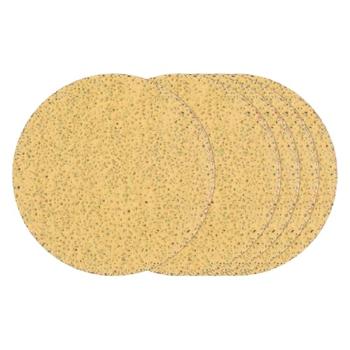 25Pcs Sanding Discs 3In 40Grit Hook and Loop Sandpapers Yellow - color: Yellow, size: 3 Inch(40 Grit)