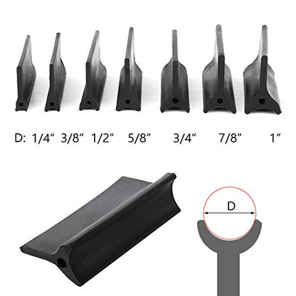 Contour Sanding Block Set, 14-Piece Flexible Rubber Grips