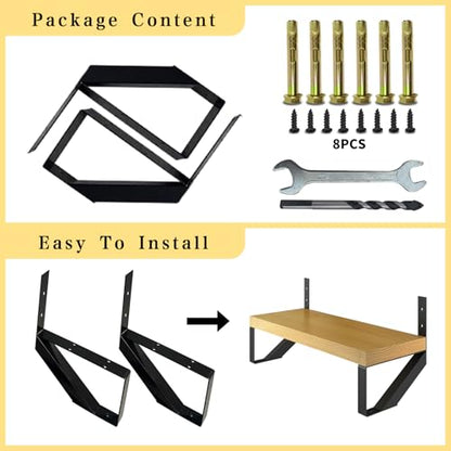 1 Step Metal Stair Step Steel Riser Stringers for 12.0" Height Deck, 2Packs - size: 1 Step