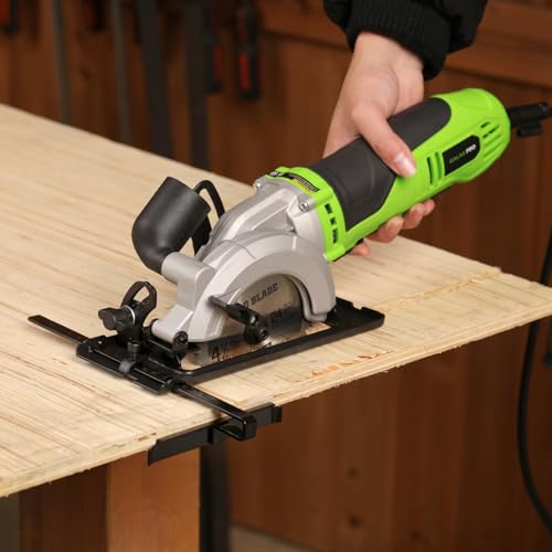 GALAX PRO 710W Mini Circular Saw with 3 Pcs Saw Blades (115mm)