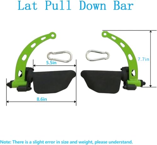 Adjustable Lat Pull down Bar, Cable Machine Attachments for Gym, Home Gym Fitness T-bar Row Pulldown Attachments, Lat Pull Down Machine Wide Grip Neutral Grip Handle - color: SP-PADDLE GRIP