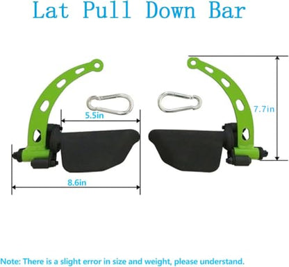 Adjustable Lat Pull down Bar, Cable Machine Attachments for Gym, Home Gym Fitness T-bar Row Pulldown Attachments, Lat Pull Down Machine Wide Grip Neutral Grip Handle - color: SP-PADDLE GRIP