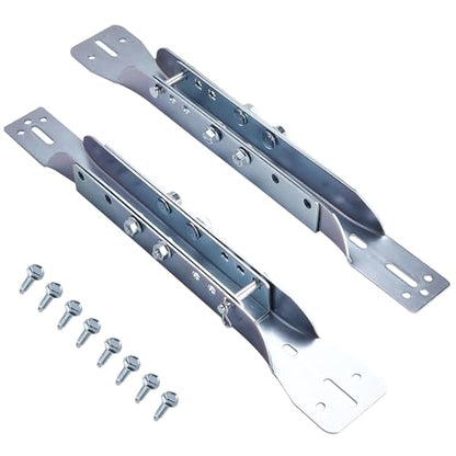 Garage Door Parts Reinforcement Bracket, Adjustable Garage Door Opener Bracket, Fits 18"-24" Panel, 2 Pack - color: 2 Pack