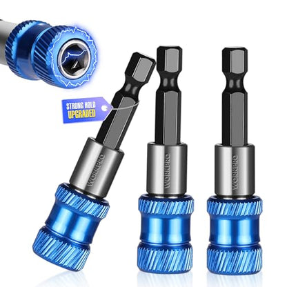 WORKPRO 3-Piece Drill Bit Extension Set, 2-3/8" - size: 2-3/8"