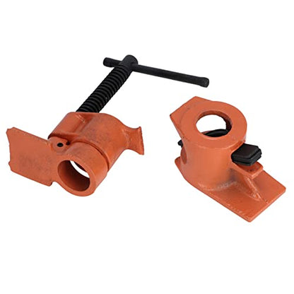 Pipe Clamp Jaws Vise Fixture Set, Woodworking Tool Kit, Wood Gluing Pipe Clamp Set for Woodworking (Normal)