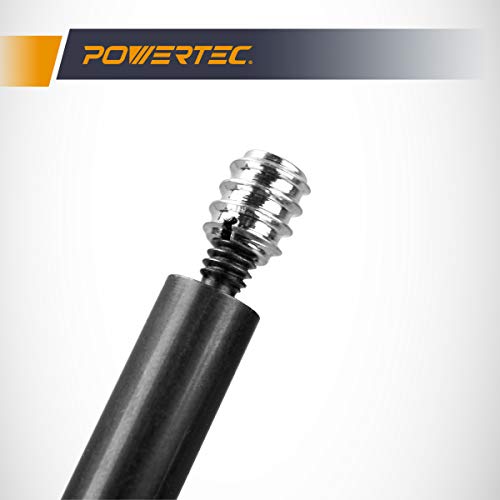 POWERTEC 71380 T-Wrench | 3/8 16 Threaded Insert Installation Tool w/T-Shape Handle - size: 3/8"-16, style: T Wrench