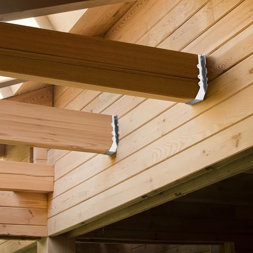 2X10 Joist Hanger 18 Gauge LU210 Galvanizing Face Mount Joist Hangers for Wood Hurricane Ties Widely Applicable Rafter Ties - 20 pk - size: 20 Pcs 2x10, style: Galvanized Joist Hanger